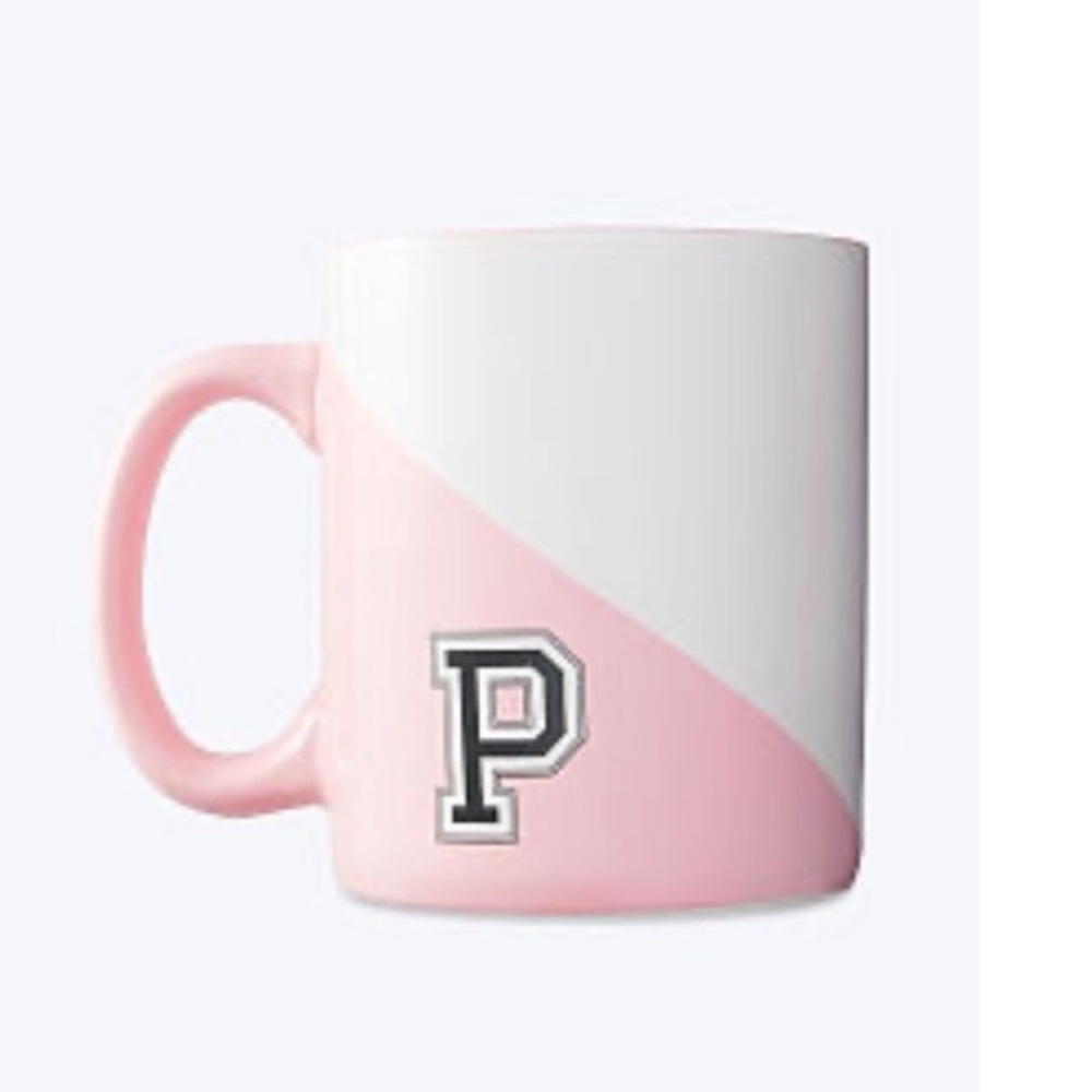 VS PINK MONOGRAM OVERSIZED MUG